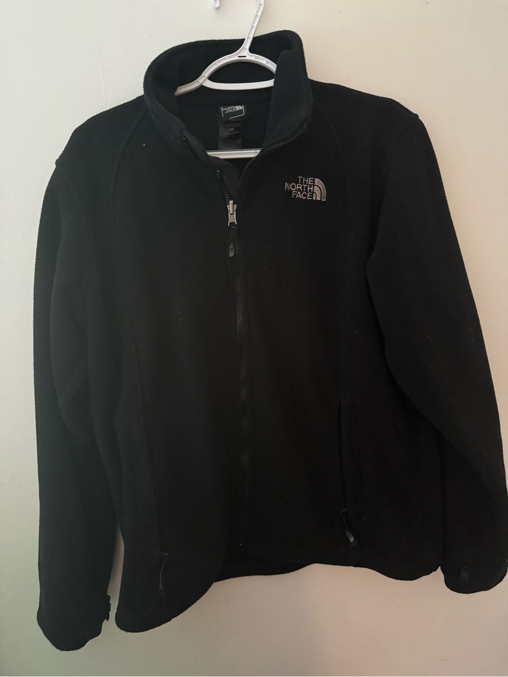 The North Face Black Women's Zip-Up Teddy Fleece Jacket